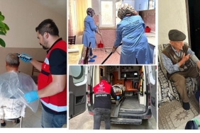 Evde Destek Hizmetleri Devam Ediyor