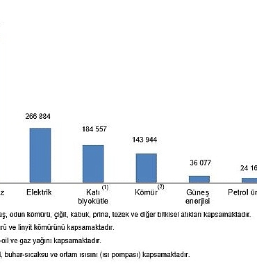 Hanehalkı Nihai Enerji Tüketim İstatistikleri, 2025
